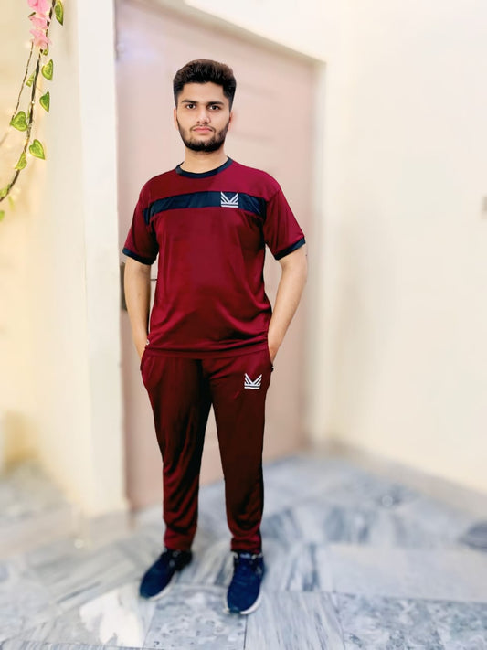 Fitness Pro - Dri-Fit Tracksuit Mehroon