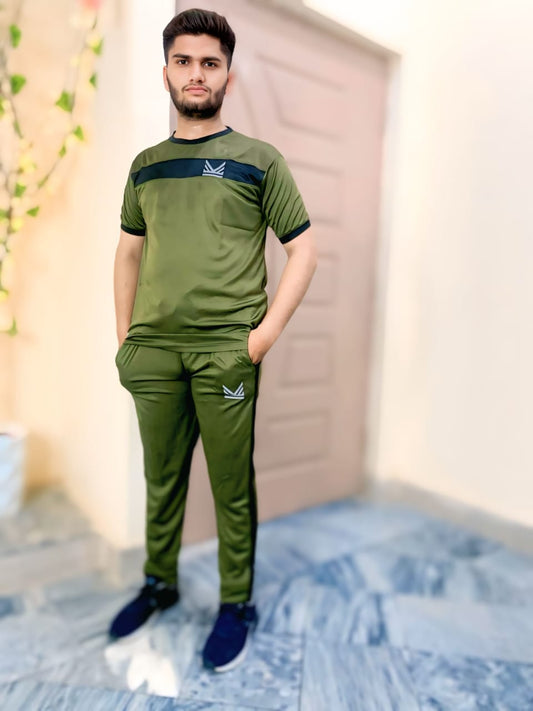 Fitness Pro - Dri-Fit Tracksuit  Green